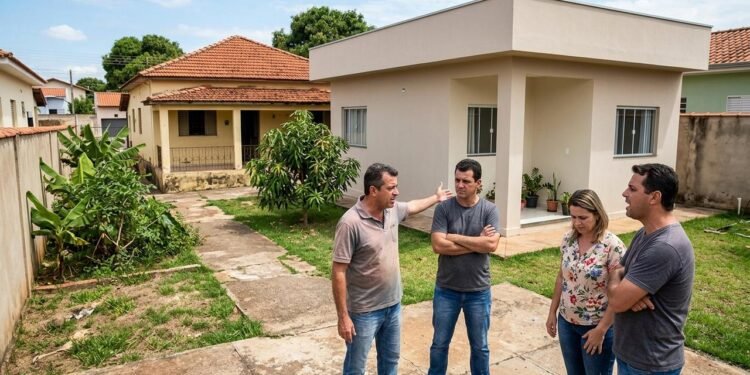 Assim, enquanto o terreno continuava integralmente registrado em nome de Antônio