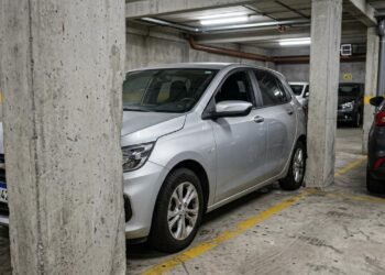 vaga de garagem na planta