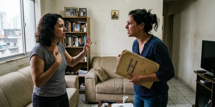 A ausência de aluguel, portanto, não transforma automaticamente a irmã em proprietária nem significa que o apartamento tenha sido abandonado.