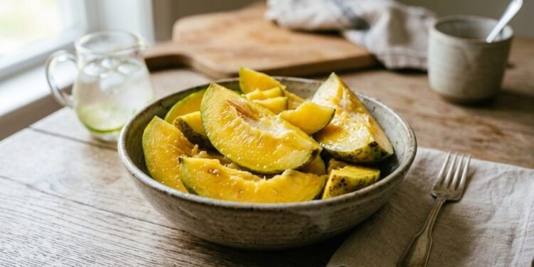 O mesmo alimento apresenta aproximadamente 46 kcal e mais de 86% de água, características interessantes para quem busca aumentar a variedade de frutas frescas na rotina.