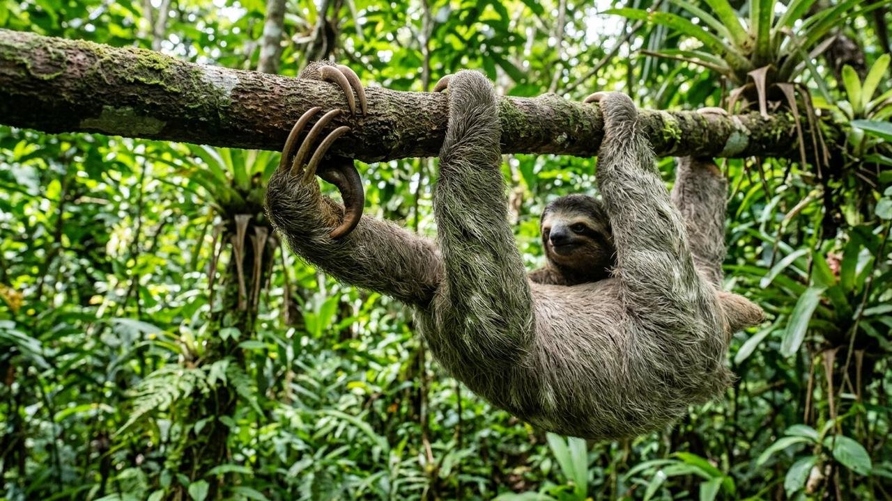 como animais dormem pendurados