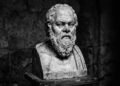 A frase de Sócrates sobre a virtude: "Existe apenas um bem, o saber, e apenas um mal, a ignorância."