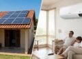 Quantos painéis solares são necessários para manter um ar-condicionado inverter ligado e o que realmente define esse número