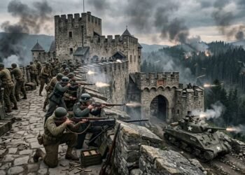 A batalha surreal em que tropas americanas e soldados alemães se uniram para lutar lado a lado contra a temida SS na Segunda Guerra Mundial
