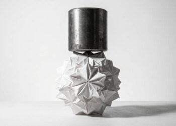 O origami que surpreendeu os engenheiros: a dobradura de papel criada por um jovem de 14 anos que suporta 9.000 vezes o próprio peso