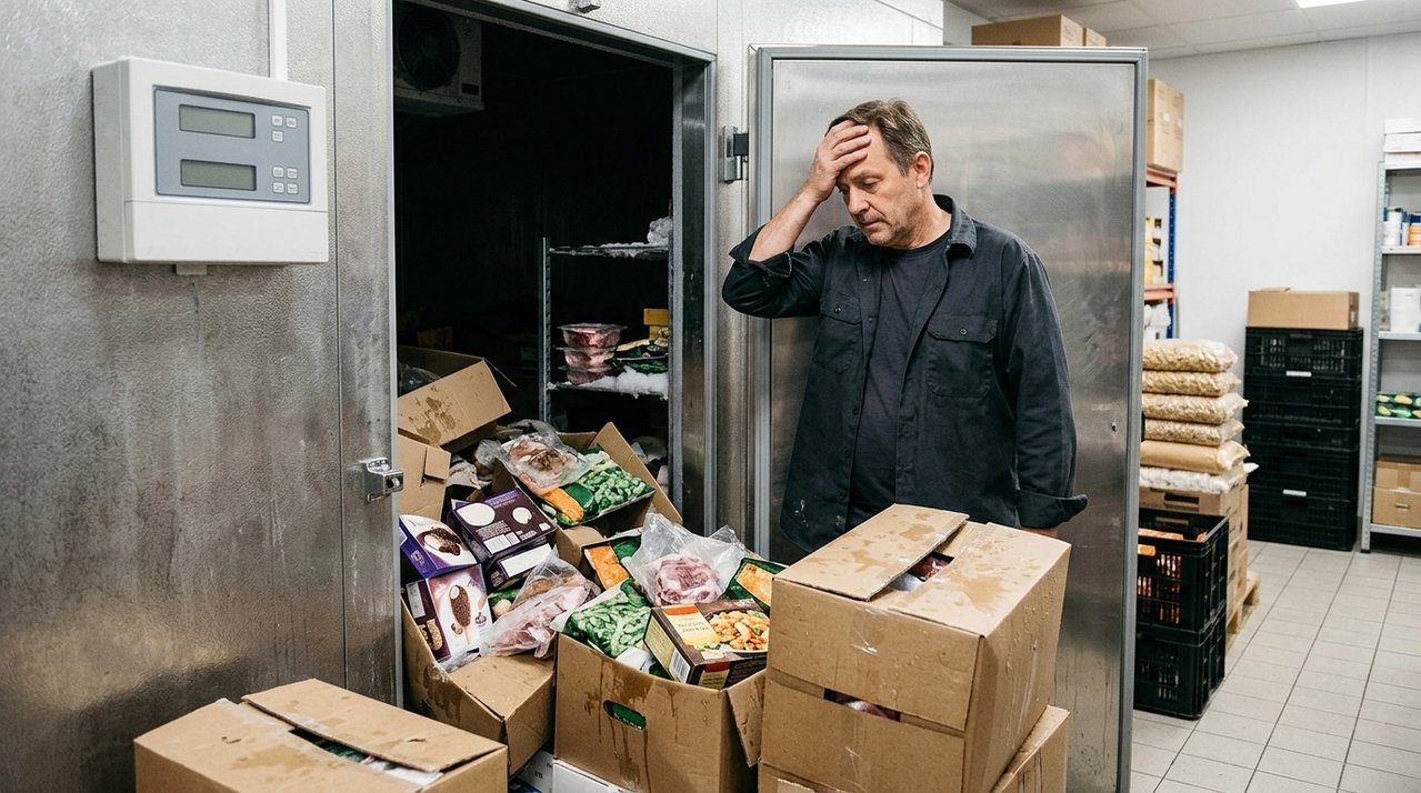 Dono de mercado instala câmara frigorífica de R$ 75 mil e perde estoque de congelados durante a madrugada, depois que sistema de alarme deixa de enviar aviso de aumento de temperatura