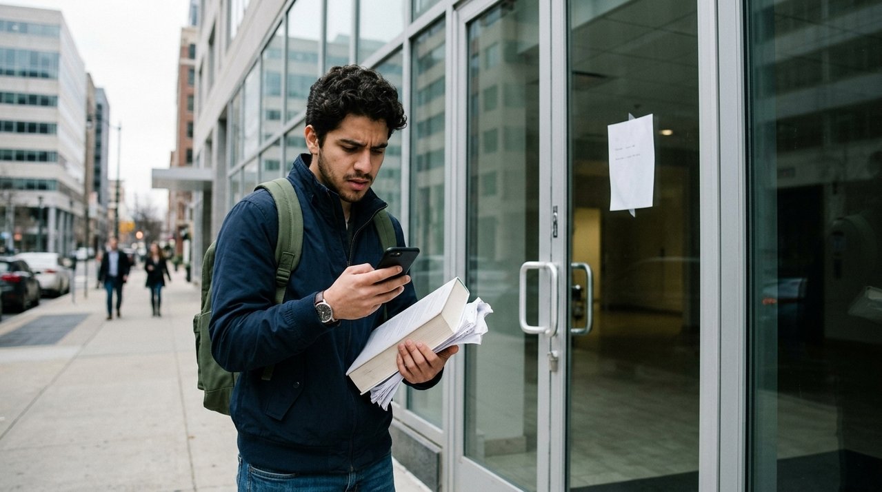 Universitário paga curso preparatório durante oito meses, chega à semana da principal prova do ano e descobre que a unidade encerrou as atividades sem concluir as aulas previstas