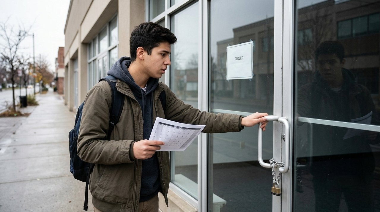 Universitário paga curso preparatório durante oito meses, chega à semana da principal prova do ano e descobre que a unidade encerrou as atividades sem concluir as aulas previstas