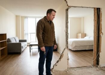 Proprietário aluga apartamento mobiliado por três anos e, ao receber as chaves de volta, descobre que inquilino retirou uma parede para integrar dois cômodos sem pedir autorização