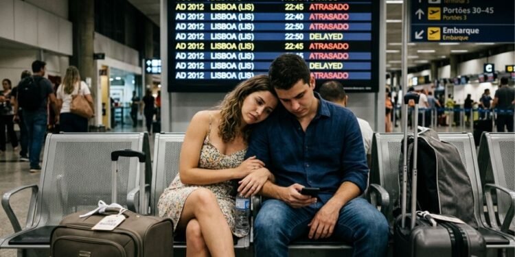 Passageiro chega ao aeroporto para embarcar na lua de mel, descobre que o voo sofreu overbooking por falha no sistema da empresa e é realocado em outro avião apenas no dia seguinte; a companhia aérea é condenada a pagar R$ 15 mil de indenização por frustrar a viagem planejada