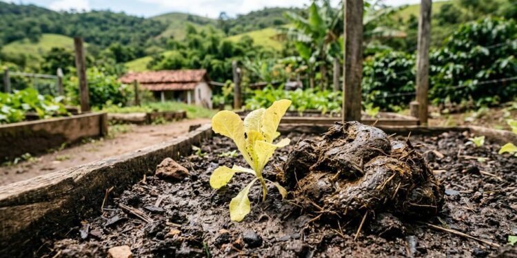 A própria Embrapa descreve o esterco fresco como matéria-prima para a obtenção de um fertilizante orgânico estabilizado