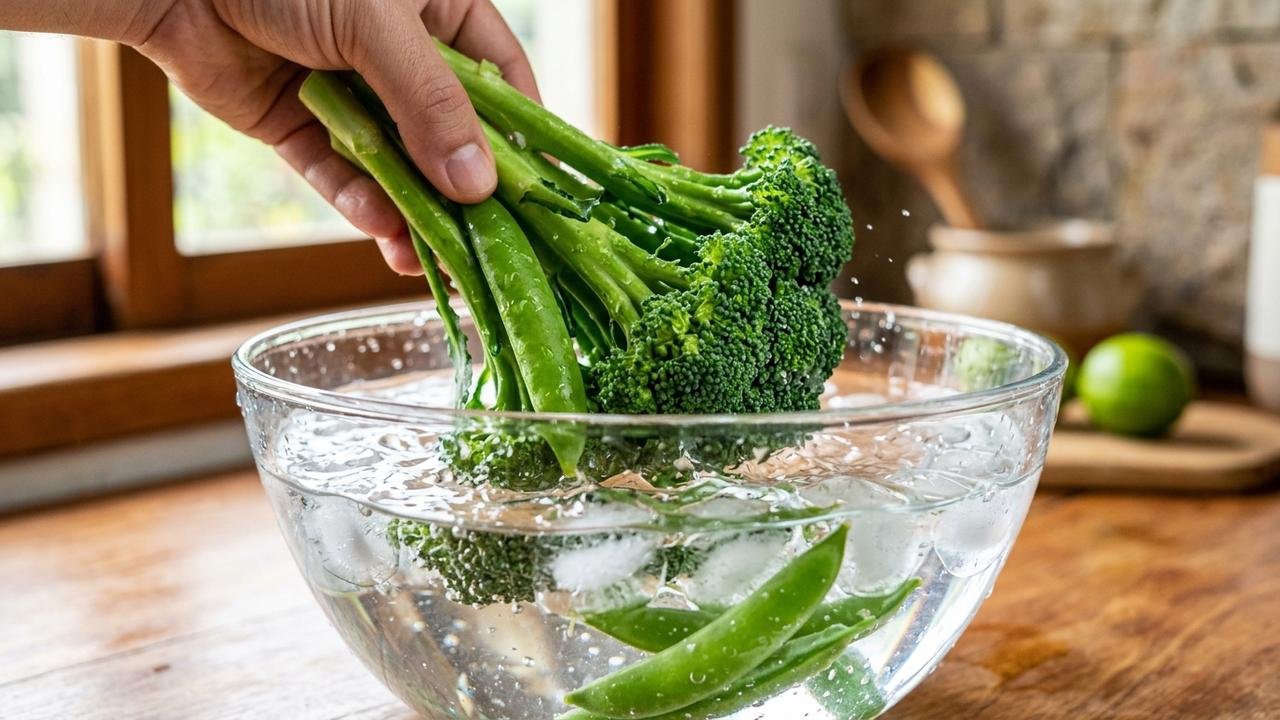 Receita caseira para deixar as verduras e legumes com cor mais viva