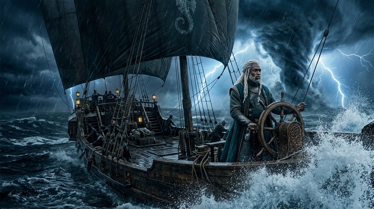 Uma reflexão inspirada em Corlys Velaryon: “Para escapar de uma tempestade, você pode navegar por ela ou contorná-la. Mas nunca deve esperar que ela chegue” – Problemas, iniciativa, decisões e o perigo de permanecer parado diante daquilo que sabemos que está vindo
