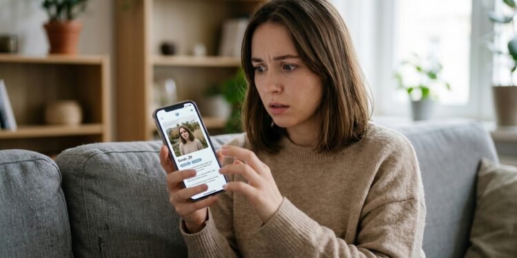 Mulher cria conta em aplicativo de relacionamento com fotografias próprias e descobre meses depois que imagens estão sendo usadas por perfil falso para pedir dinheiro a outras pessoas