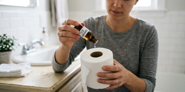 O método aproveita justamente a parte do papel higiênico que normalmente passa despercebida.