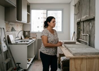 Dona de casa contrata reforma completa da cozinha por R$ 65 mil, paga quase todo o serviço e fica com a obra parada depois que a empresa fecha as portas sem aviso