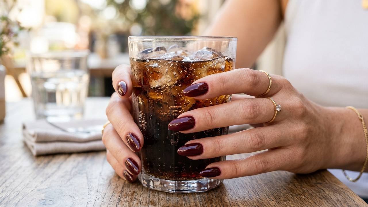 A tendência das "Cherry Cola Nails": a cor de esmalte misteriosa que dominou as redes sociais e promete ser o novo vermelho clássico