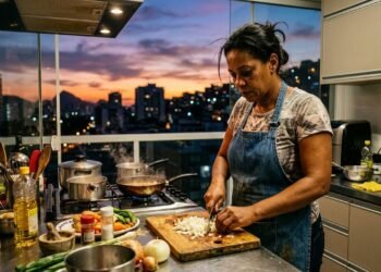 Empregada doméstica é contratada para trabalhar das 7h30 às 16h30, mas durante quatro anos passa a ficar até 19h preparando jantar e esperando crianças chegarem da escola; após demissão, cobra horas extras de todo o período