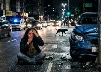 Mulher bate carro ao desviar de cachorro na pista, conserto chega a R$ 34 mil e seguradora descobre que veículo era usado diariamente pelo marido para trabalhar como motorista de aplicativo, embora apólice declarasse apenas uso particular
