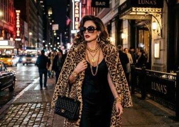 A estética Mob Wife na moda: como o glamour exagerado de casacos de pele sintética e estampas de onça substituiu o visual minimalista