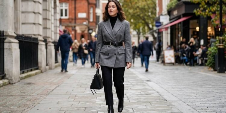 O cinto muito além de segurar a calça: cinco truques de estilo para usar o acessório por cima de blazers e vestidos alongando a silhueta