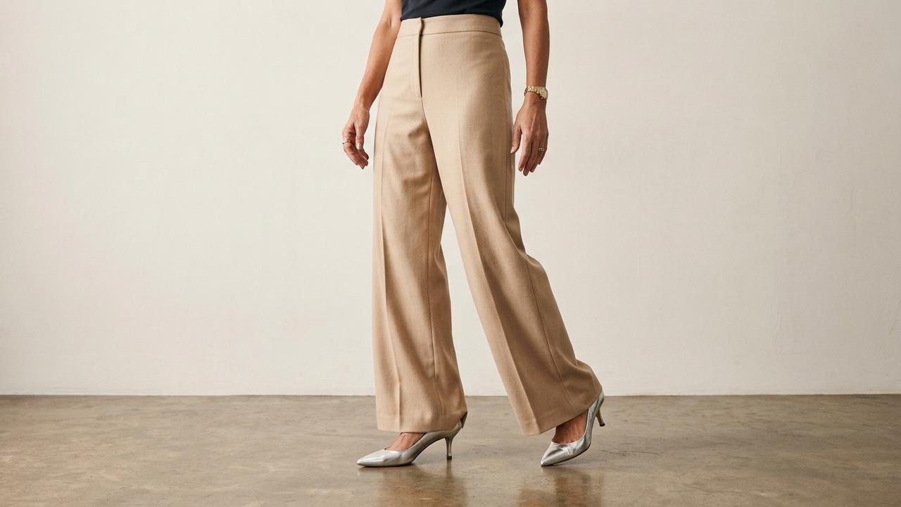 kitten heel com calça