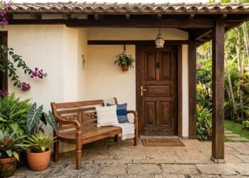 O que significa ter um banco ou cadeira na entrada de casa: de onde vem esse elemento tão comum em residências antigas