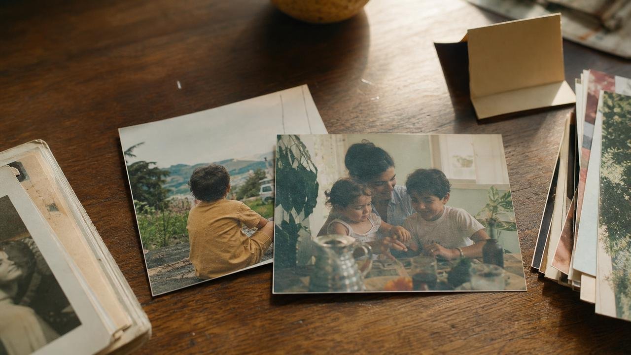 Poucas fotos impressas moldavam perspectivas e lacunas da memória autobiográfica.