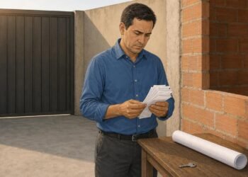Construção em terreno de parente pode gerar disputa sobre propriedade e indenização.