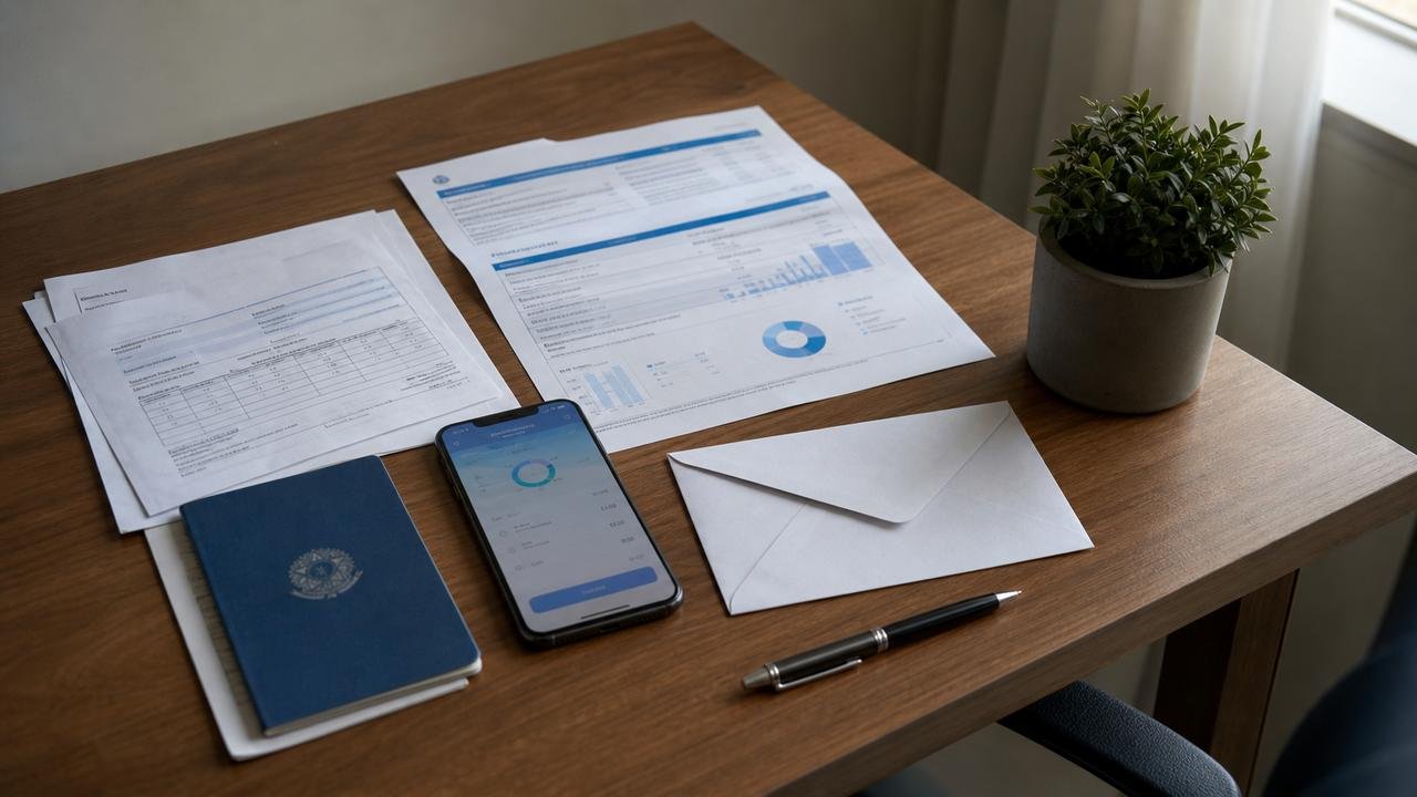 Documentos e contagem do INSS ajudam a sustentar o pedido trabalhista.