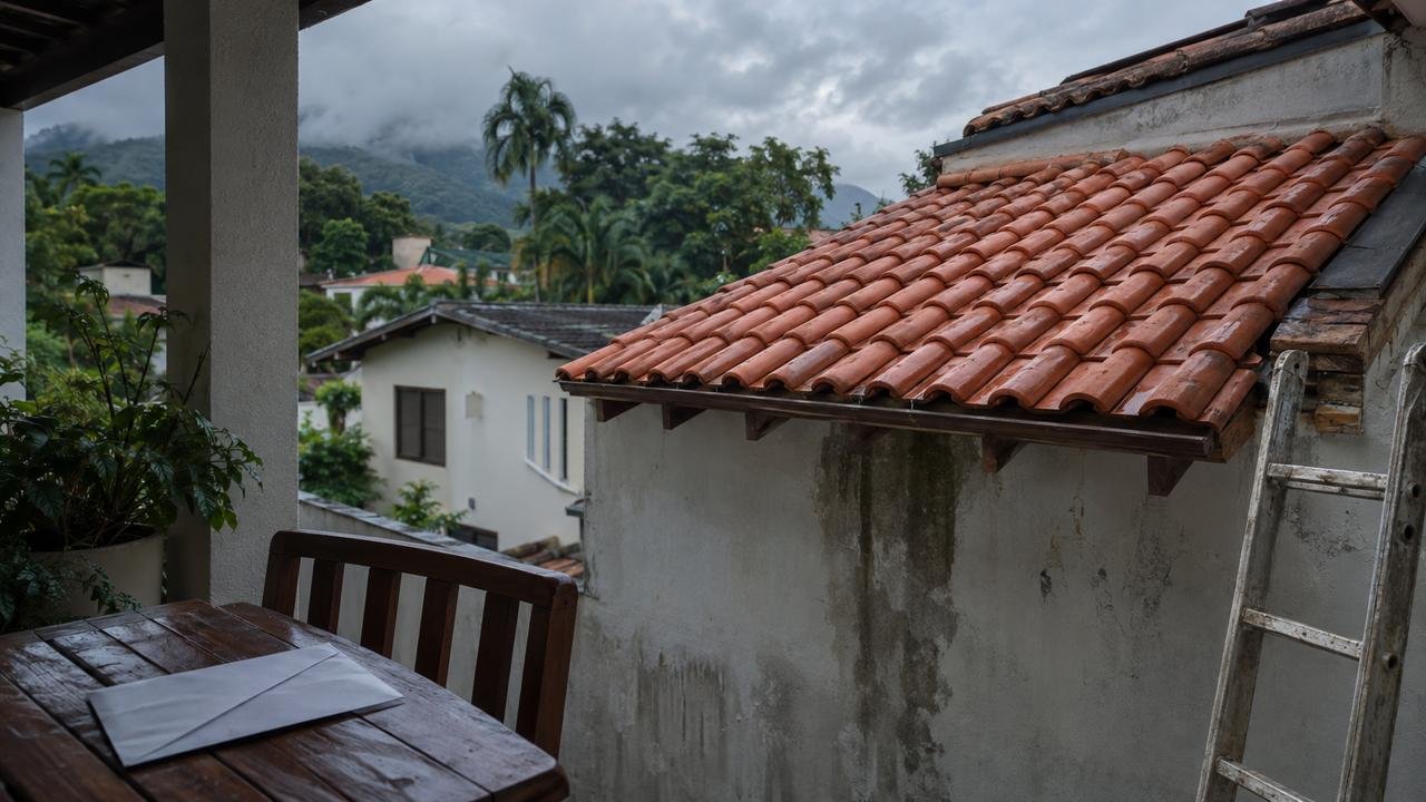 Telhado necessário e comprovado pode entrar na compensação entre coerdeiros.