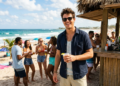 Funcionário entrega atestado médico de três dias por conjuntivite, mas é marcado por amigos em fotos curtindo uma festa na praia com óculos de sol. A empresa apresenta as provas digitais e a Justiça valida a demissão por justa causa por quebra de confiança.