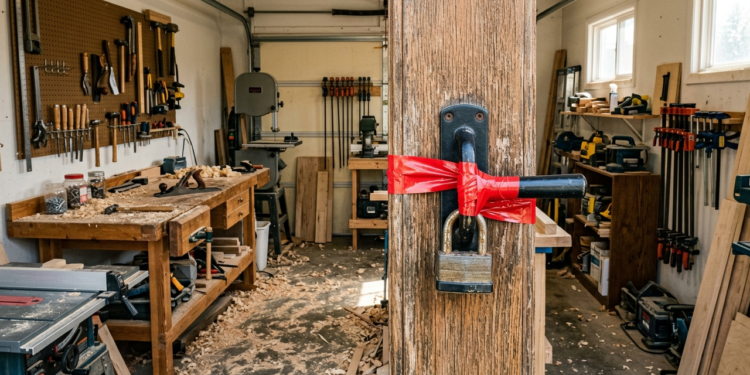 Vizinho transforma a garagem de casa em oficina de marcenaria por hobby e liga serras elétricas todos os sábados de manhã. A vizinhança aciona a prefeitura e a Justiça proíbe a prática por emissão de ruído acima do permitido e desvio de finalidade residencial.