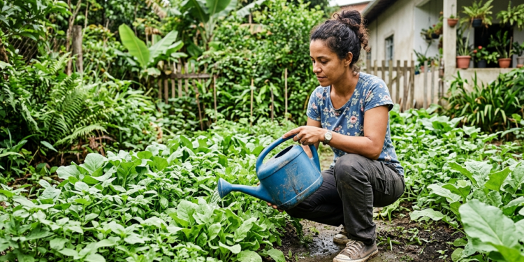 As plantas do meu jardim estavam verdes, mas quase nunca davam flores: eu regava e adubava sem perceber o que estava faltando