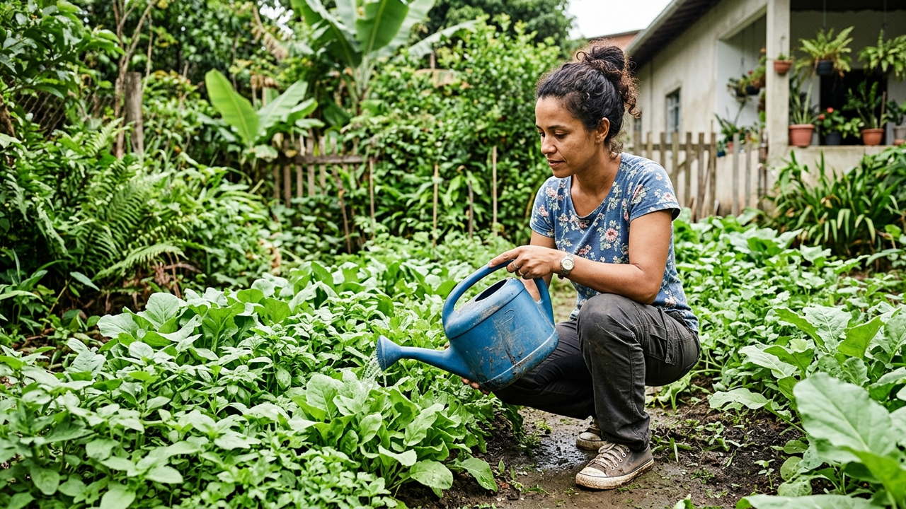 As plantas do meu jardim estavam verdes, mas quase nunca davam flores: eu regava e adubava sem perceber o que estava faltando