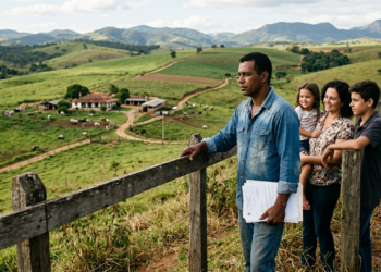 Família herda fazenda de 400 hectares avaliada em R$ 8 milhões, mas descobre que parte da propriedade está comprometida por dívidas deixadas pelo antigo dono e enfrenta risco de venda judicial