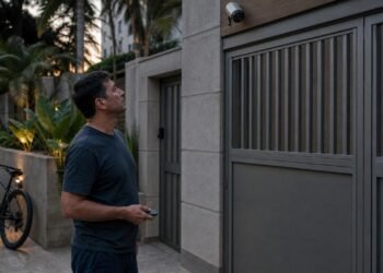 Controle emprestado em reforma virou falha de segurança no condomínio.