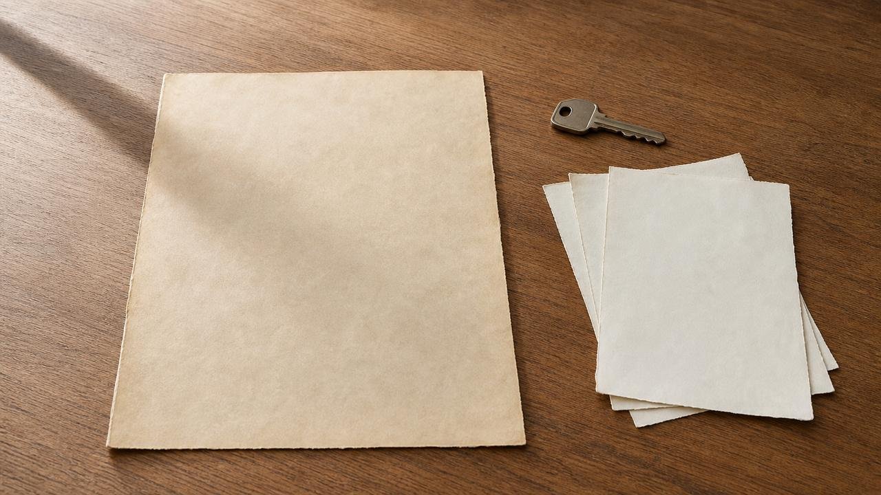 Recibos e contrato quitado são provas essenciais para regularizar o terreno.