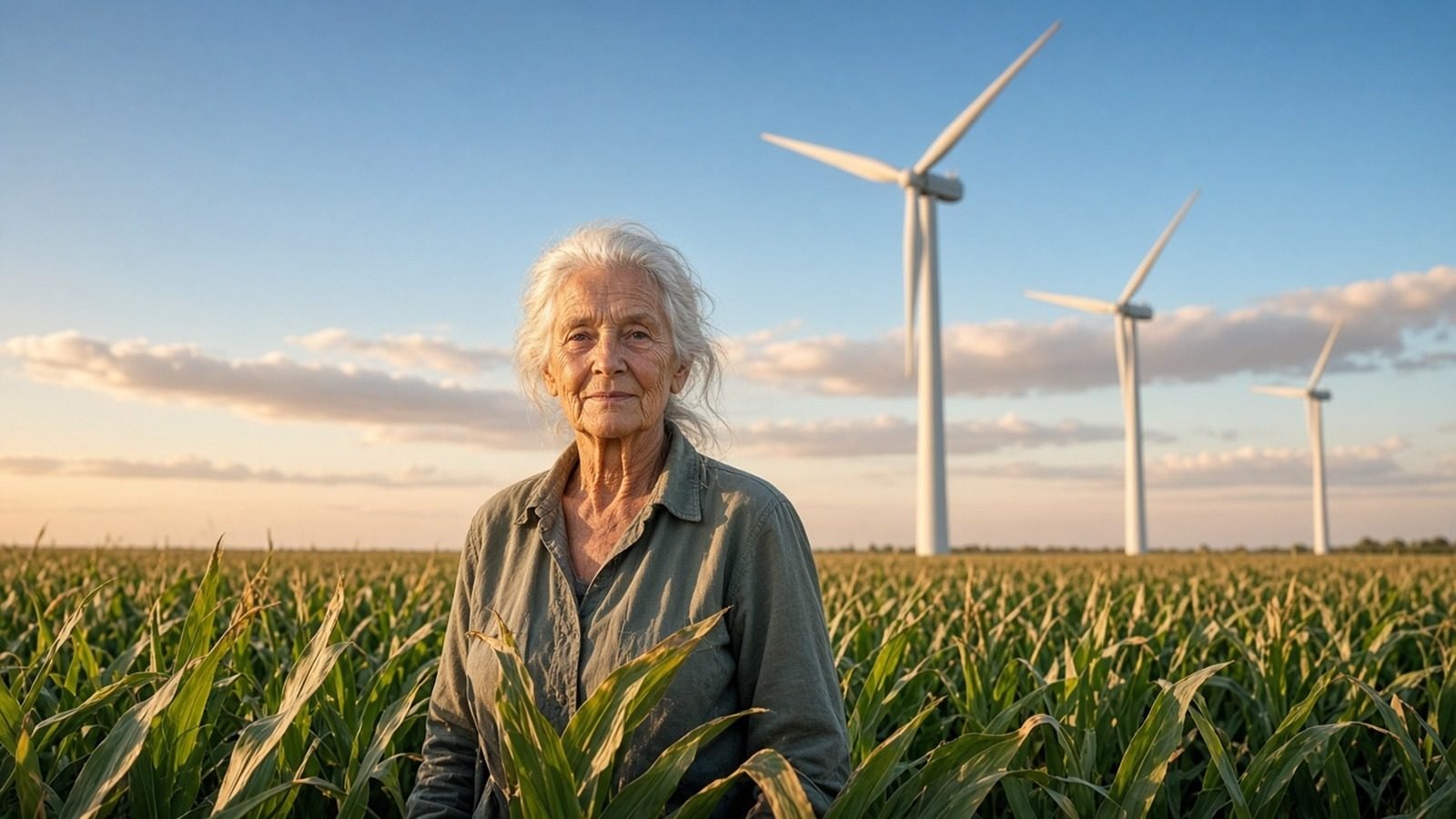 Fazendeira de 75 anos cedeu menos de 1,2 hectare para três turbinas eólicas, passou a ganhar US$ 35 mil por ano e viu a dívida cair de US$ 350 mil para US$ 67 mil