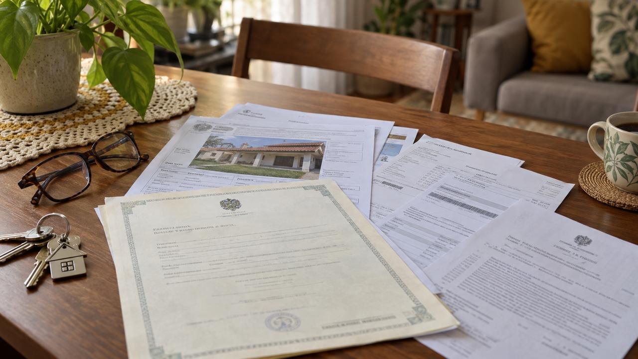Documentos do inventário e da residência fortalecem a defesa do cônjuge sobrevivente.