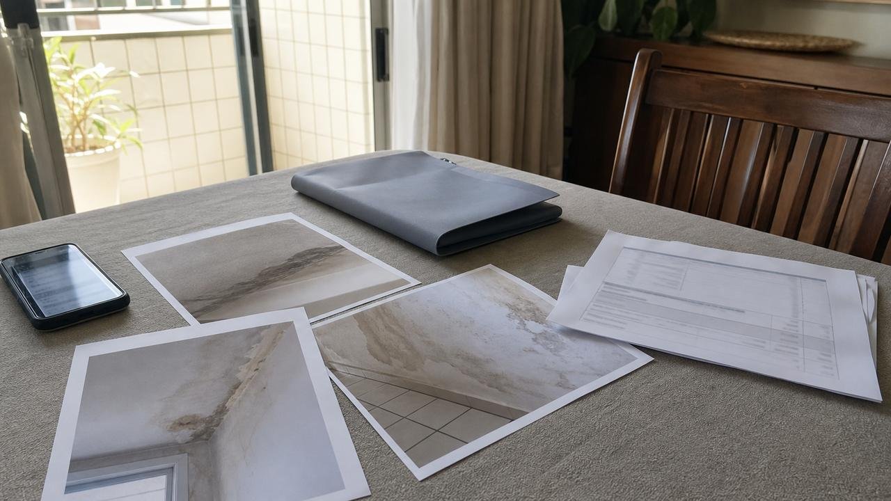 Fotos, mensagens e orçamentos ajudam a comprovar dano e exigir providências.