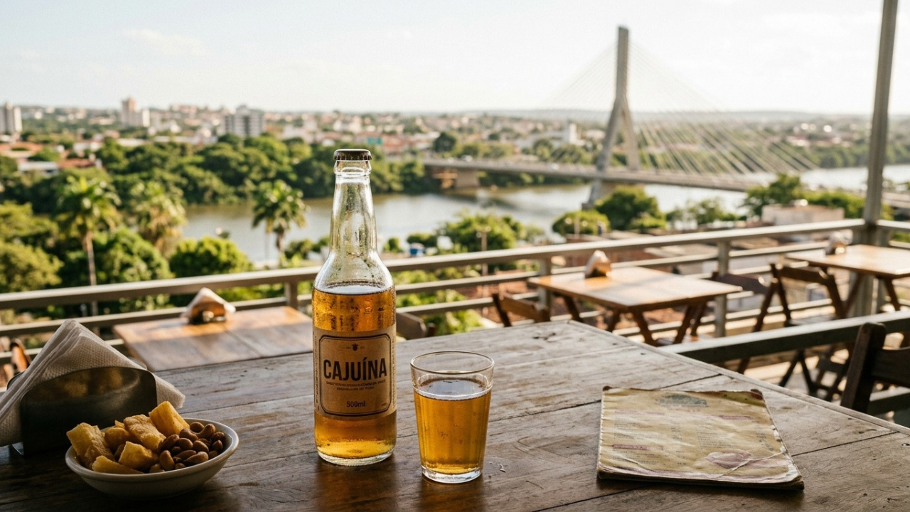 Antes era cola de sapateiro, hoje é gelatina em pó: o ingrediente inesperado que deixa transparente a bebida de caju mais famosa do Piauí