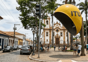 Um orelhão gigante, um semáforo fora de escala e a piada de um humorista dos anos 1960 transformaram esta cidade paulista na terra onde tudo é grande