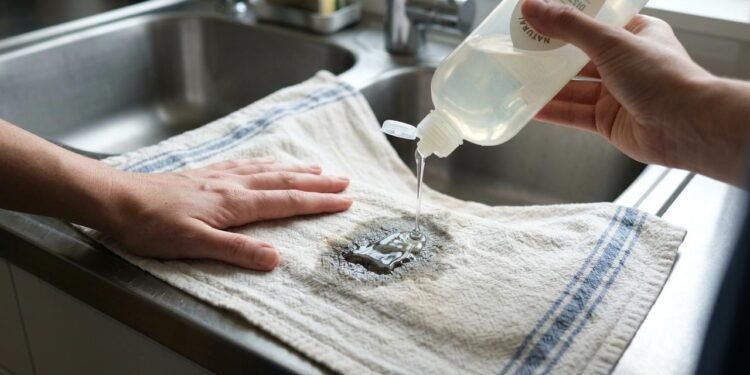 O contato frequente com gordura, umidade e resíduos alimentares favorece o aparecimento de manchas difíceis.