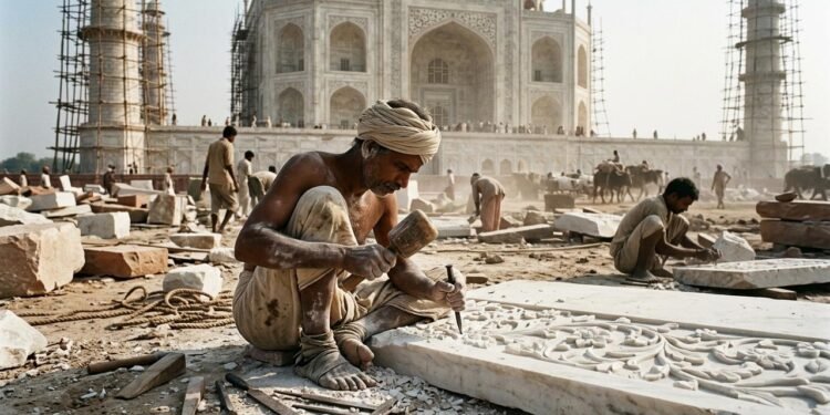 Shah Jahan governou o Império Mogol durante o século XVII e era casado com Mumtaz Mahal, uma de suas principais companheiras. // Imagem ilustrativa gerada por IA para representar a situação descrita no texto; pessoas, locais e elementos visuais não correspondem necessariamente aos reais