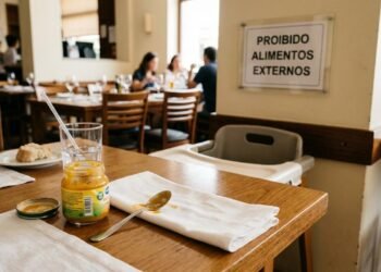 Família leva papinha pronta para bebê e restaurante tenta impedir consumo porque alimentos externos são proibidos