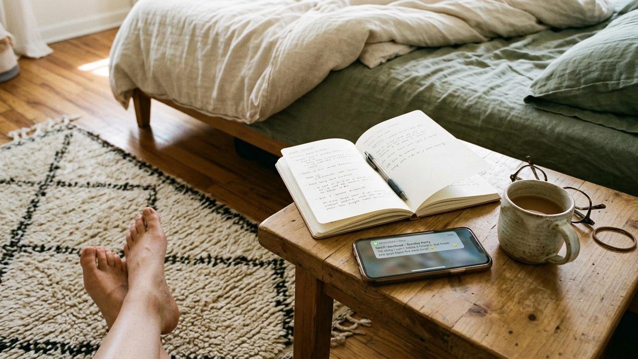 ficar em casa no fim de semana
