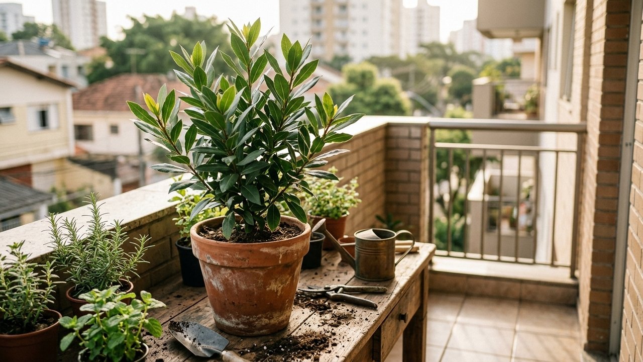 O que o pé de louro precisa para crescer saudável em casa
