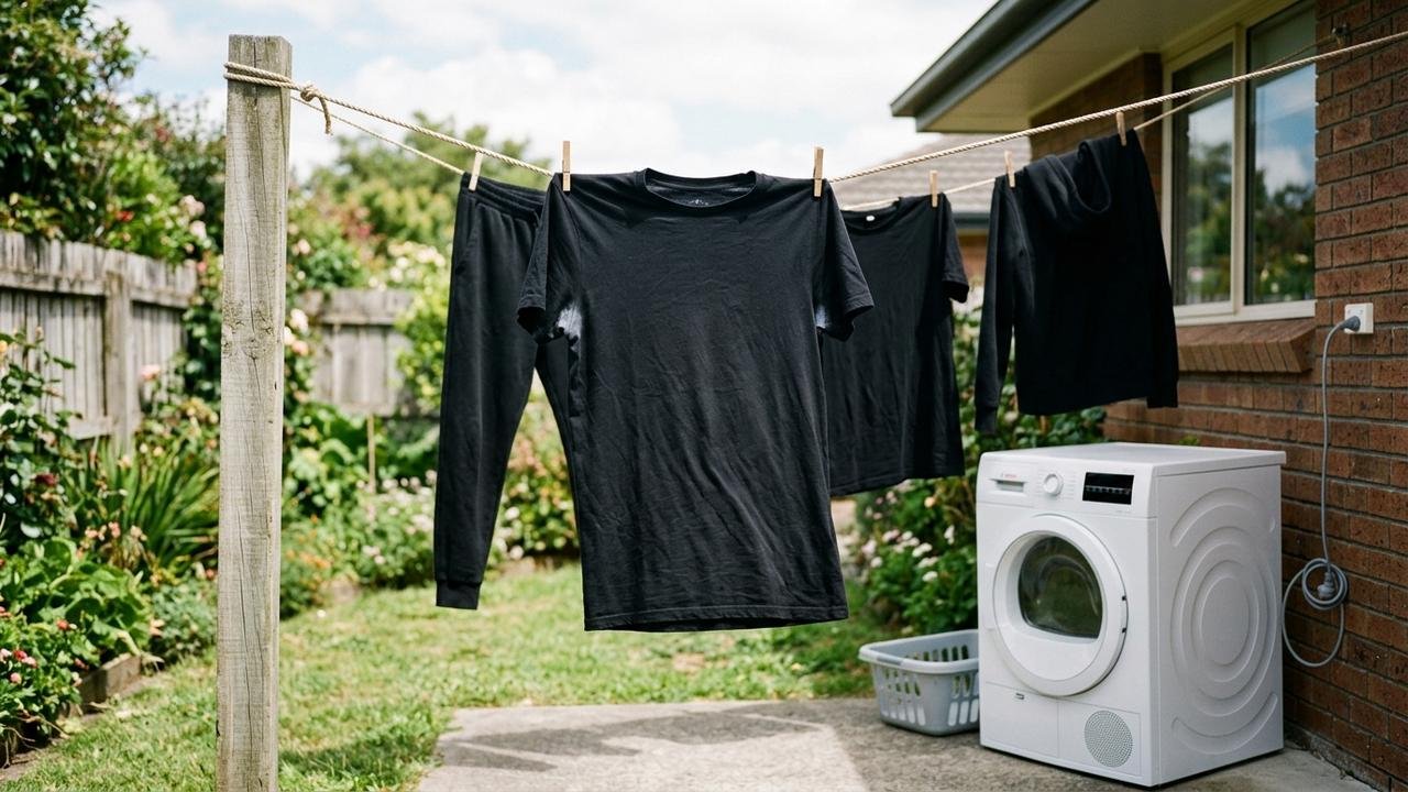 Nem esfregar nem usar água sanitária: o truque para tirar manchas de desodorante de roupas escuras