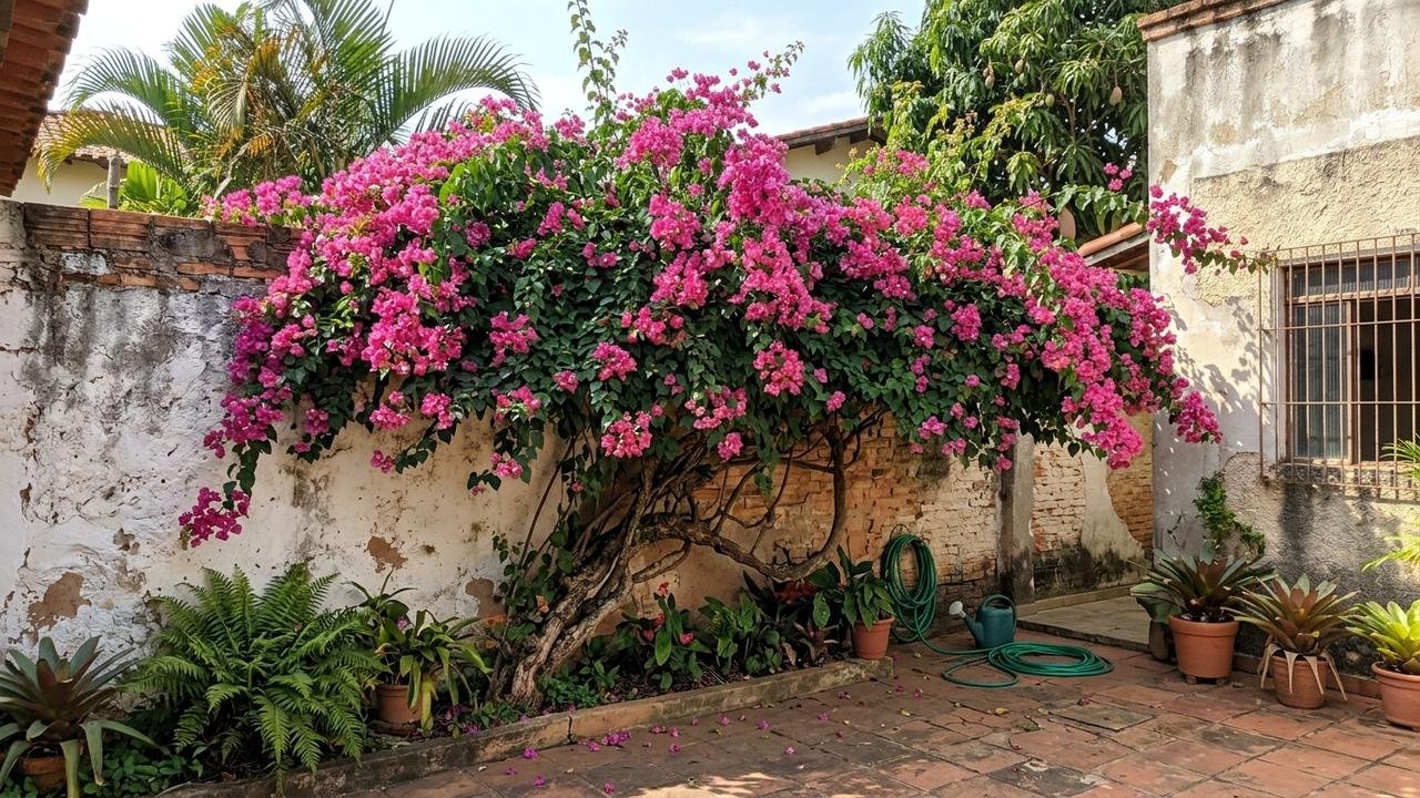 Como cuidar de uma buganvília: quanta água usar e onde plantá-la para que floresça abundantemente